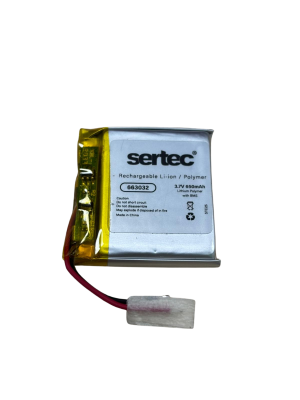 Sertec 663032 3.7V 650mAh Li-Polymer Pil (Devreli/1.5A) Sertec 663032 3.7V 650mAh Li-Polymer Pil (Devreli/1.5A)