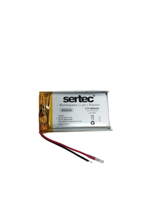 Sertec 802540 3.7V 800mAh Li-Polymer Pil (Devreli/1.5A) Sertec 802540 3.7V 800mAh Li-Polymer Pil (Devreli/1.5A)