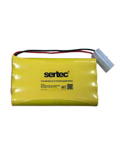 SERTEC 9.6V 8S1P AA 800 MAH KABLO + TAMİYA KONNEKTÖRLÜ OYUNCAK PİLİ