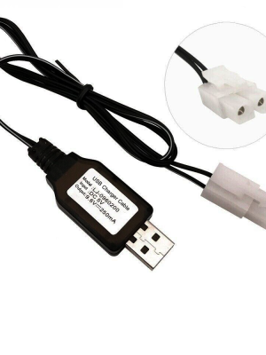 Sertec 9.6V NI-CD / NI-MH Oyuncak Bataryası USB Şarj Kablosu Sertec 9.6V NI-CD / NI-MH Oyuncak Bataryası USB Şarj Kablosu