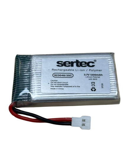 Sertec / 923048 / 3.7V - 1200mAh - 25C BEYAZ SOKET