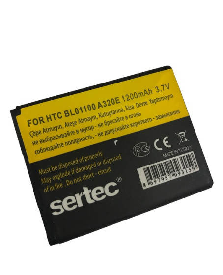 SERTEC - HTC   A320E / Desire C / BA-S850 Uyumlu Batarya