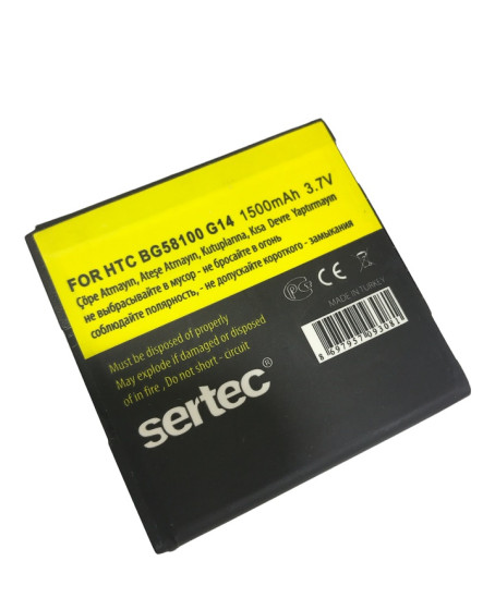 SERTEC - HTC   G14 Sensation / BG58100 Uyumlu Batarya