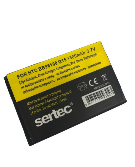 SERTEC - HTC   G15 Salsa / BB96100 Uyumlu Batarya