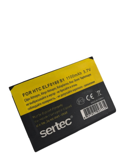SERTEC - HTC   S1 Touch Elf 100 / ELF0160 Uyumlu Batarya