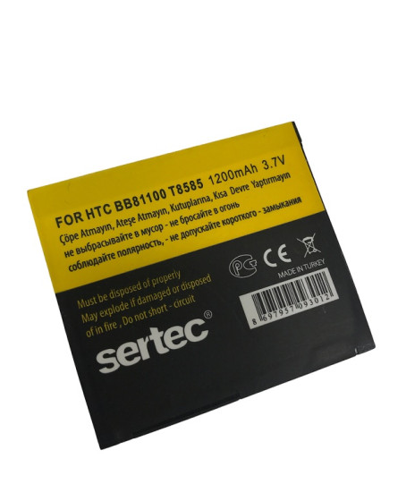 SERTEC - HTC   T8585 Hd 2 Leo 100 / BB81100 Uyumlu Batarya