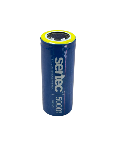 Sertec ICR26650 Li-Ion 3.7V 5000mAh 3C Şarjlı Pil