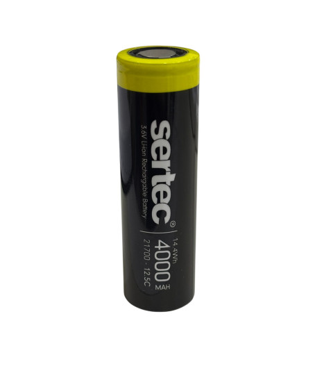 Sertec INR21700 3.7V 4000 mah 12.5C Li-ion Şarjlı Pil