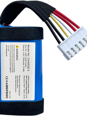 Sertec JBL Charge 5 uyumlu 3.7v 7800 mah Soketli Batarya