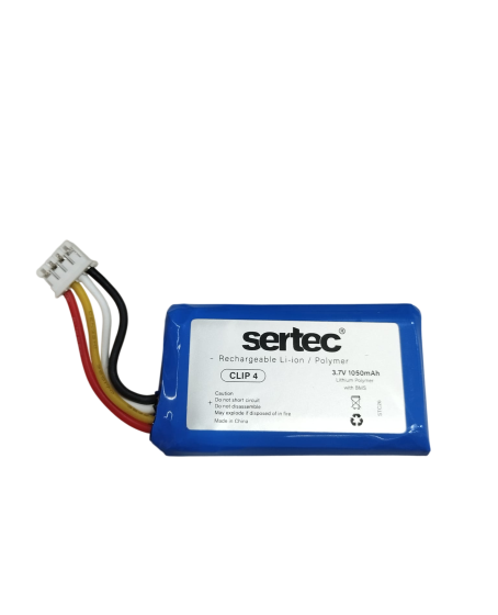 Sertec JBL Clip 4 uyumlu 3.7v 1050 mah Soketli Batarya