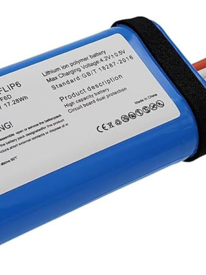 Sertec JBL Flip 6 uyumlu 3.7v 4800 mah Soketli Batarya
