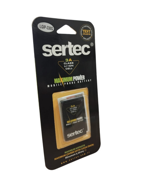 SERTEC - LG KM380 / KT520 / LGIP-330G Uyumlu Batarya