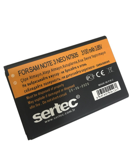 SERTEC - Samsung GALAXY NOTE 3 NEO / N7505 Uyumlu Batarya