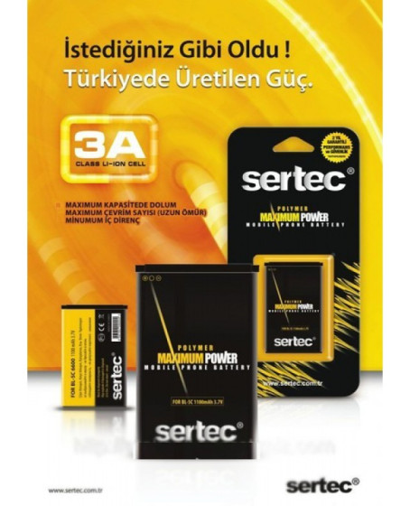 SERTEC - Samsung GALAXY NOTE 5 / N920 Uyumlu Batarya