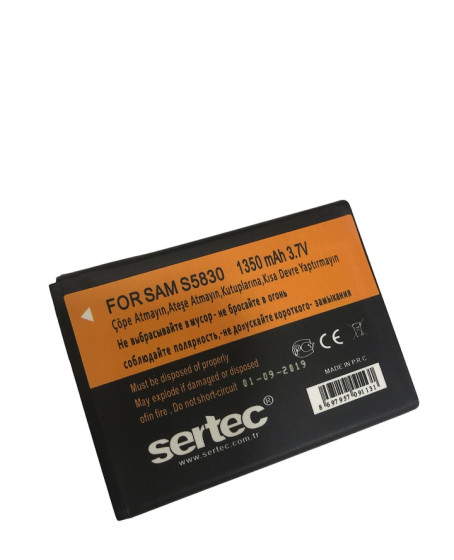 SERTEC - Samsung S5830 Uyumlu Batarya