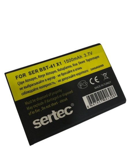 SERTEC - SONY / ERİCSON  SR-BST-41 / X1 Uyumlu Batarya