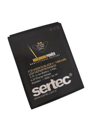 SERTEC - VODAFONE - VOD-970 / BLADE-V Uyumlu Batarya SERTEC - VODAFONE - VOD-970 / BLADE-V Uyumlu Batarya