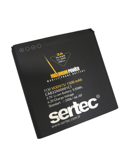 SERTEC - VODAFONE - VOD-975 / CAB32A00001C1 Uyumlu Batarya
