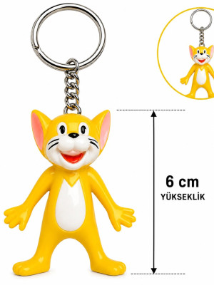 Sevimli Sarı Kedi Figürlü Anahtarlık 6 Cm Sevimli Sarı Kedi Figürlü Anahtarlık 6 Cm