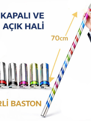 Sihirli Açılır Baston – Mendilden Bastona İlizyon Oyunu (70 cm)