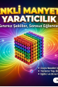 Sihirli Manyetik Toplar Dyum Mıknatıs Küp Bilye 216 Adet Cube Küp Dymium