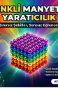 Sihirli Manyetik Toplar Dyum Mıknatıs Küp Bilye 216 Adet Cube Küp Dymium
