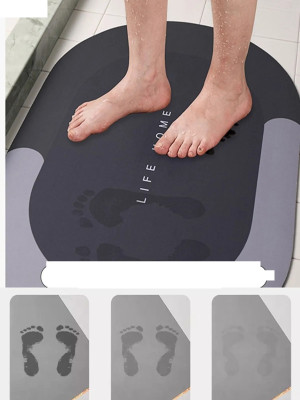 Sihirli Su Emici Kaydırmaz Banyo Paspası Banyo Ayak Matı Sihirli Su Emici Kaydırmaz Banyo Paspası Banyo Ayak Matı