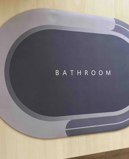 Sihirli Su Emici Kaydırmaz Banyo Paspası Banyo Ayak Matı Sihirli Su Emici Kaydırmaz Banyo Paspası Banyo Ayak Matı