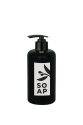 Sıvı Sabunluk Yuvarlak Plastik Pompalı 500 ML - Siyah Sıvı Sabunluk Yuvarlak Plastik Pompalı 500 ML - Siyah