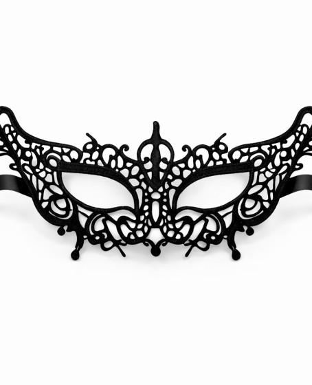 Siyah Dantel Venedik Maskesi Kadın – Zarif Parti & Balo Maskesi 4 No