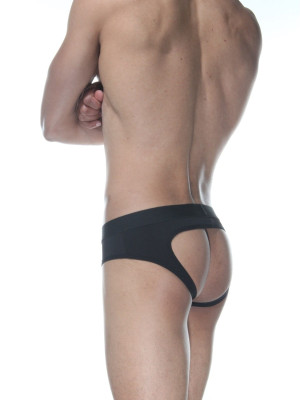 Siyah Jockstrap Erkek İç Giyim Siyah Jockstrap Erkek İç Giyim
