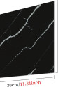 SİYAH MERMER DESENLİ ALÜMİNYUM PLASTİK DUVAR STİCKER (30*30)