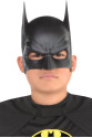 Siyah Renk Çocuk Boy Arkadan Lastikli Batman Maskesi A Kalite  20x14 cm