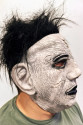 Siyah Saçlı Michael Myers Lateks Yüze Tam Yapışan Et Maske Korku Maskesi