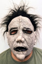 Siyah Saçlı Michael Myers Lateks Yüze Tam Yapışan Et Maske Korku Maskesi