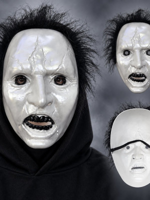 Siyah Saçlı Michael Myers Plastik Karakter Maskesi