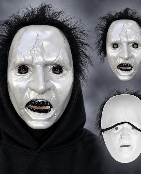 Siyah Saçlı Michael Myers Plastik Karakter Maskesi
