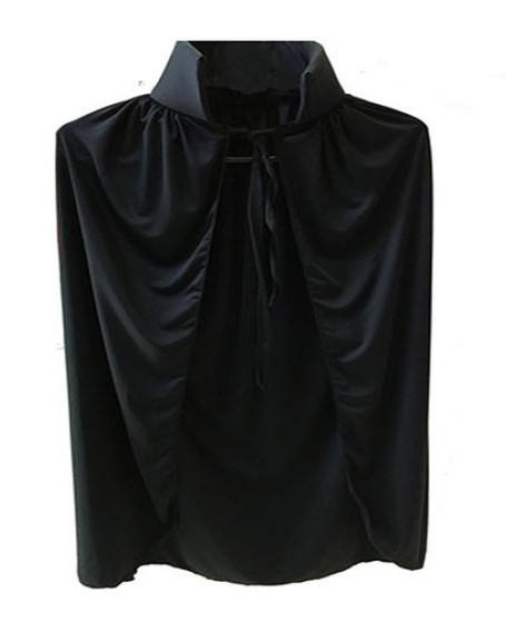 Sİyah Yakalı Pelerin - Vampir Pelerin - Dracula Pelerin 90 cm