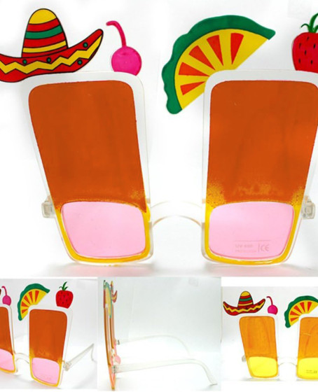 Sombrero Hawaii Fiesta Meyve Figürlü Yaza Merhaba Gözlük
