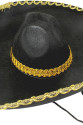 Sombrero Meksika Şapkası Mariachi Altın Şeritli Yetişkin Boy Sombrero Meksika Şapkası Mariachi Altın Şeritli Yetişkin Boy