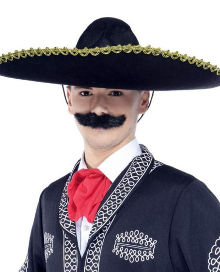 Sombrero Meksika Şapkası Mariachi Altın Şeritli Yetişkin Boy Sombrero Meksika Şapkası Mariachi Altın Şeritli Yetişkin Boy