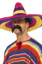 Sombrero Meksika Şapkası Renkli Örme Hasır Yetişkin Boy Sombrero Meksika Şapkası Renkli Örme Hasır Yetişkin Boy