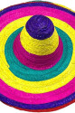 Sombrero Meksika Şapkası Renkli Örme Hasır Yetişkin Boy Sombrero Meksika Şapkası Renkli Örme Hasır Yetişkin Boy