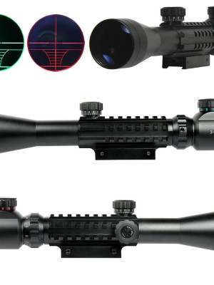 3-9x40 Zoomlu Keskin Nişancı Av Dürbünü Kızaklı