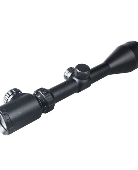 3-9x50 Zoomlu Keskin Nişancı Av Dürbünü Kırmızı, Yeşil Işık Çelik Gövde