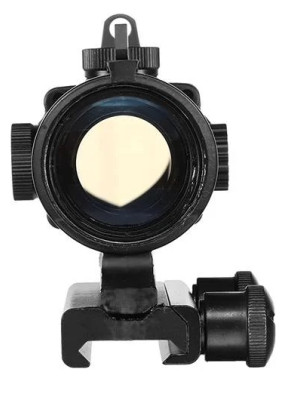 HD30F Taktikal Çift Renk Noktalı Nişangah Reddot Avcılık Tüfek Dürbün Kamuflaj - Siyah