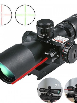Süper Zoomlu Lazerli Profesyonel Av Dürbünü 2.5-10X40/E