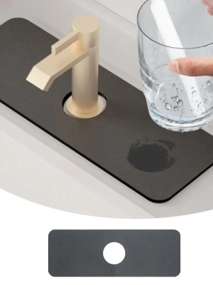 Su Emici Sihirli Mutfak Banyo Musluk Matı Lavabo Kenar Matı