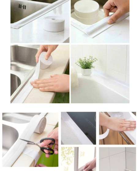 Su Sızdırmaz Bant Lavabo Küvet Kenar Bandı 4 CM
