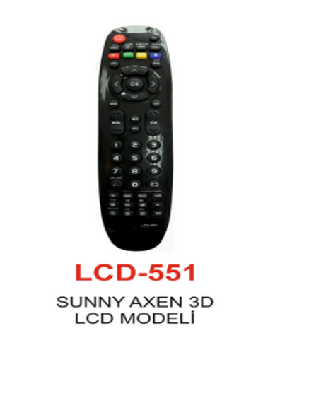 SUNNY - AXEN 3D Serisi TV KUMANDASI LCD 551